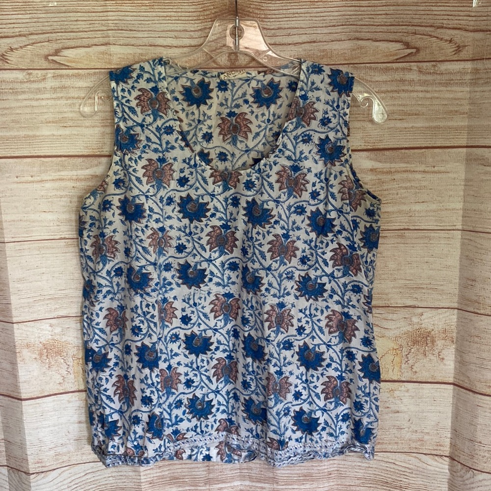 COPY - Anthropologie Anokhi Floral Tank
